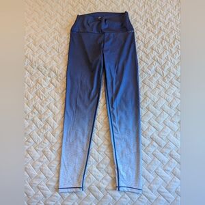 AR-33 Alpha High Waisted Blue Ombré Workout Leggings Women's Size Medium